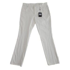 G/Fore Jeans Pants Men's 36x32 Snow White Straight Leg Mid-Rise Golf NEW